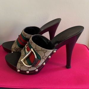 Gucci Buckle Heels